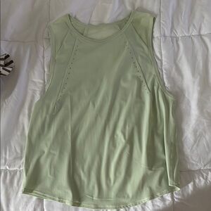 Lululemon Green Athletic Sleeveless Tank Top